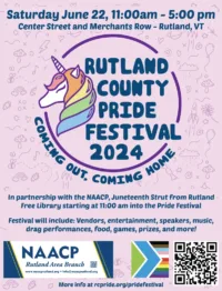 Rutland County Pride Festival 2024